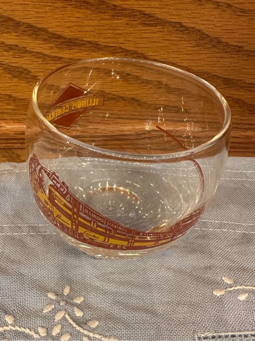 Illinois Central Souvenier Cordial Glass 1 unit